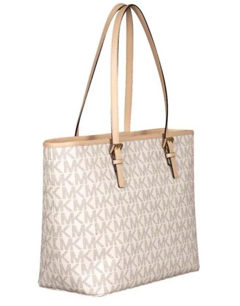 Michael Kors Jet Set Travel Leather Trim Tote Bag in Vanilla
NWT - Image 2