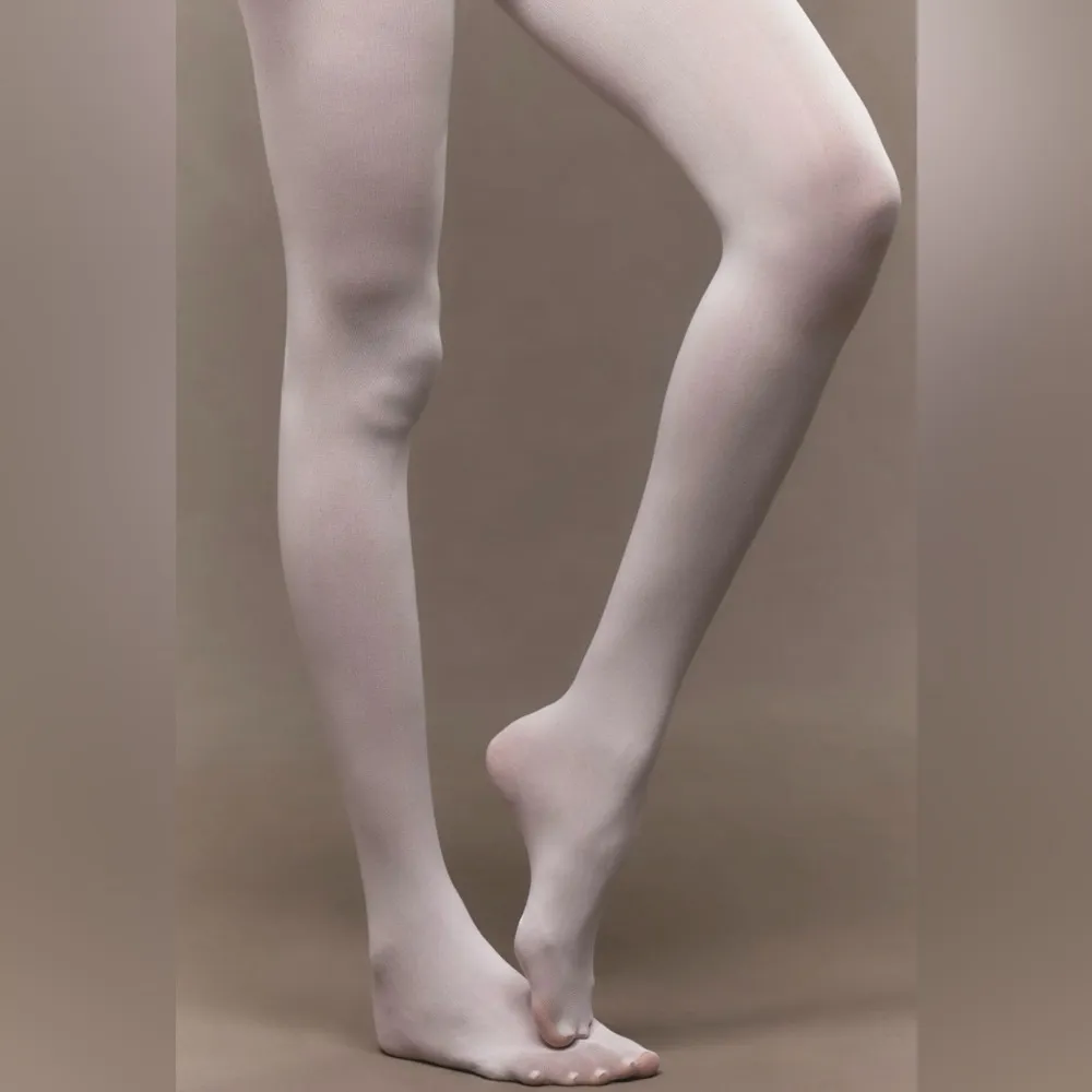 Anthropologie  Opaque White Tights XS/S NWT - Image 3