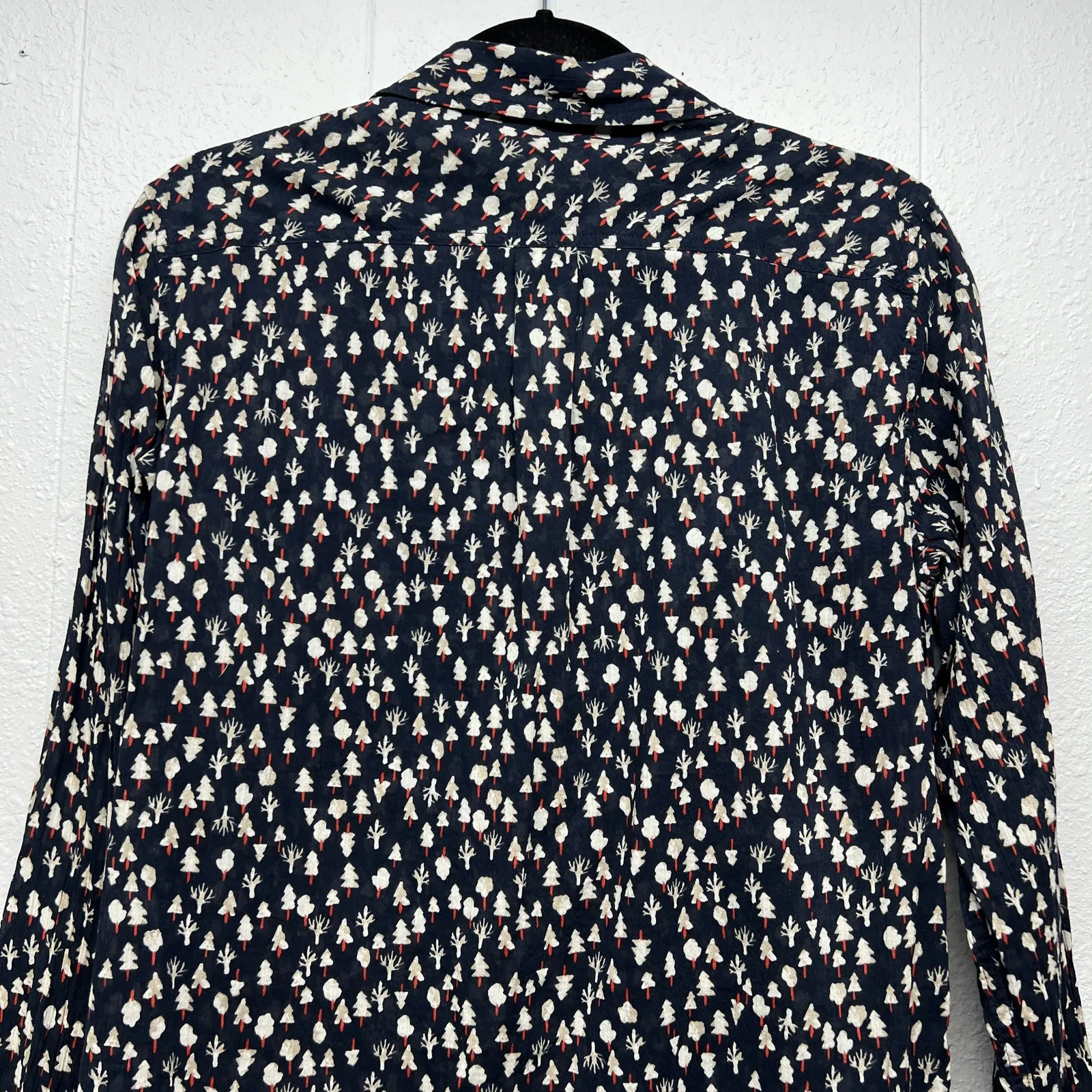 Eddie Bauer Nature Tree Printed Shirt Women Large Cotton Sustainable Lightweight - Image 7