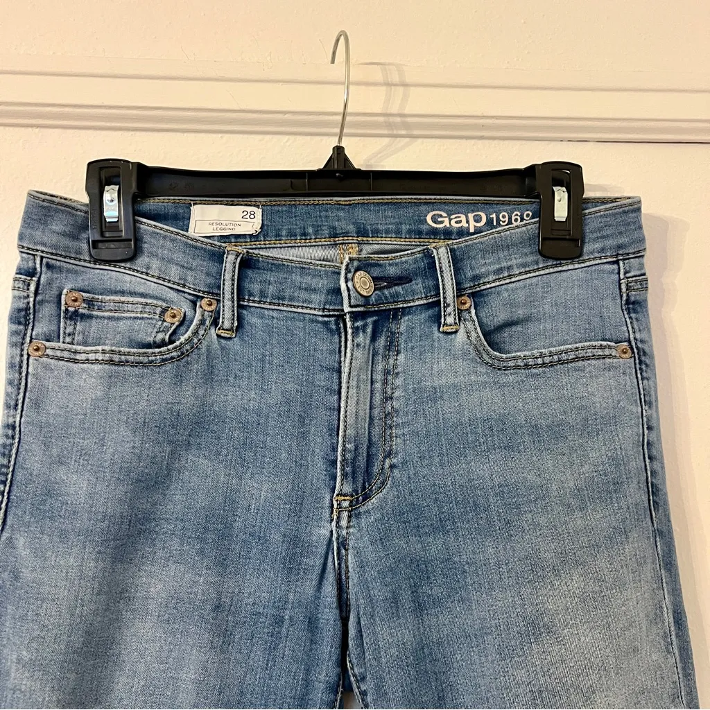 Gap 1969 Resolution Legging Jean Blue size 28 excellent condition - Image 7
