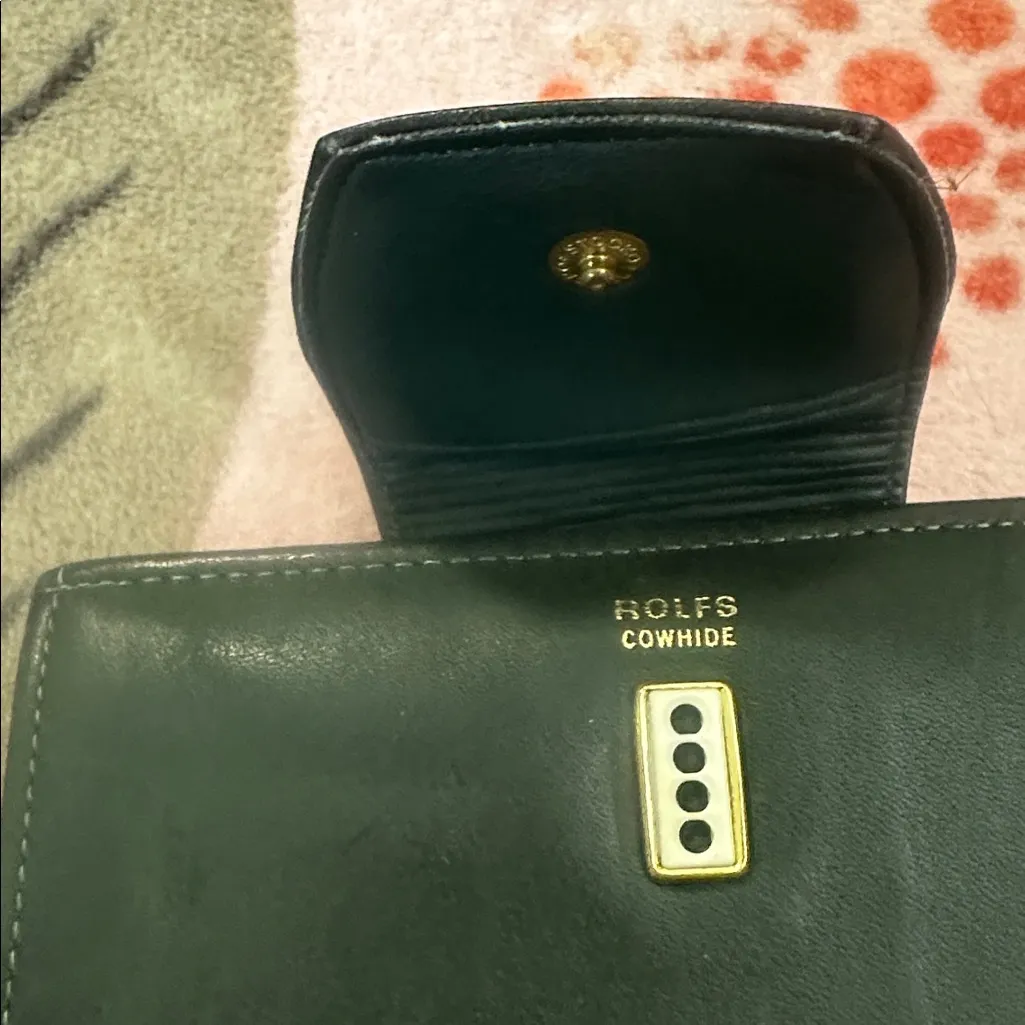 Rolfs Cowhide Leather Wallet‎ Green - Image 3