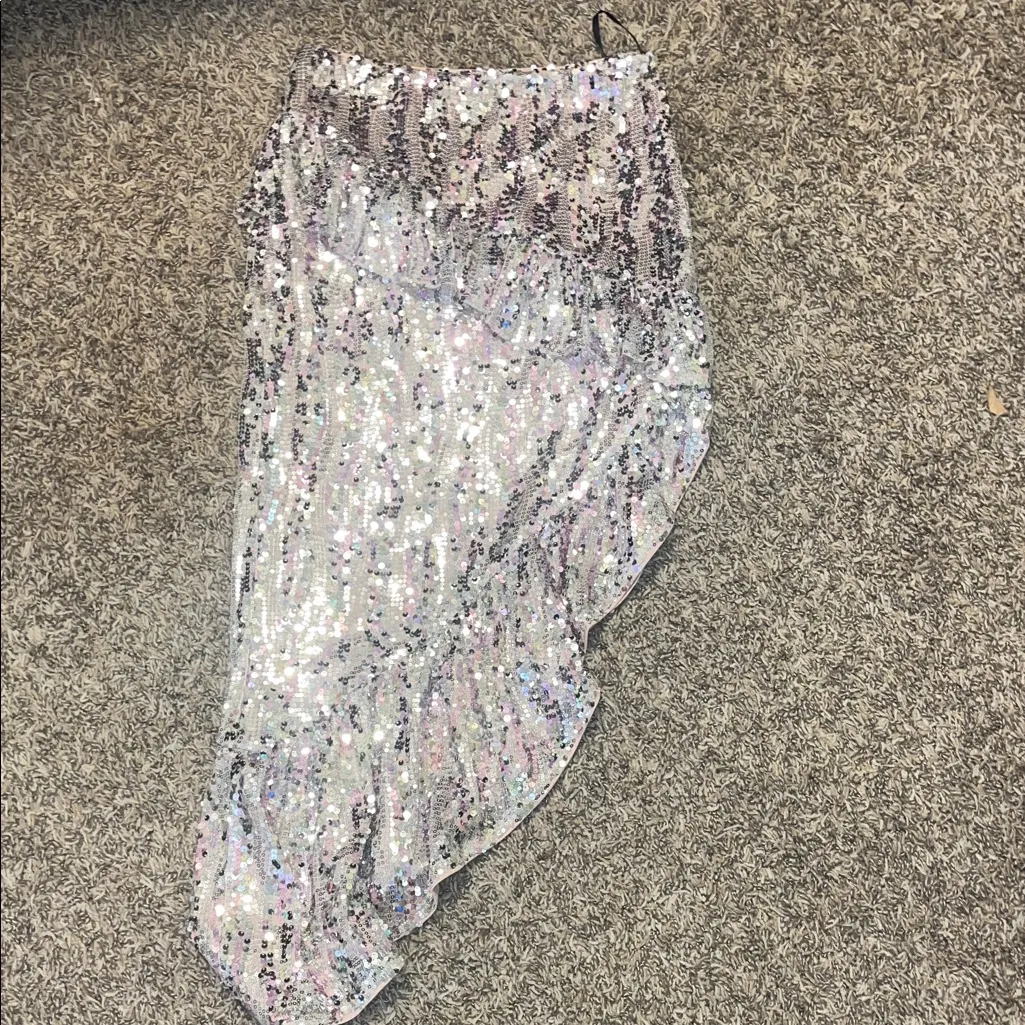 Majorelle Warren sequin high-low Skirt - Image 5