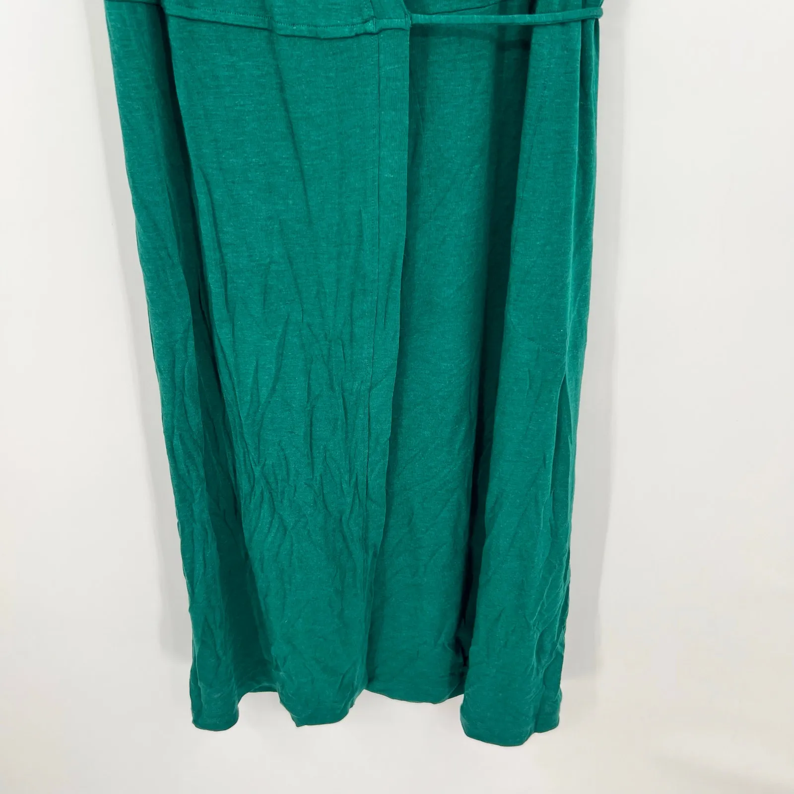 Prana Green Women Foundation Wrap Dress 1968521 deep pine green cozy size small - Image 6
