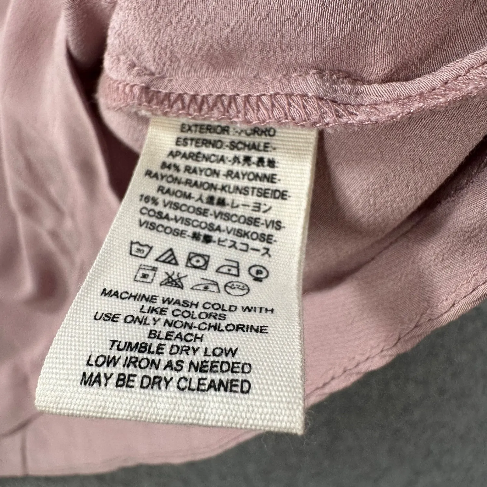 Free People City Light Cowl Neck Open Back Tank Top Size Small Blush Flowy - Image 5