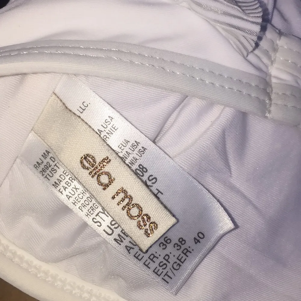 Ella Moss Polka Dot Sheer Sleeves Bikini Top - Image 3