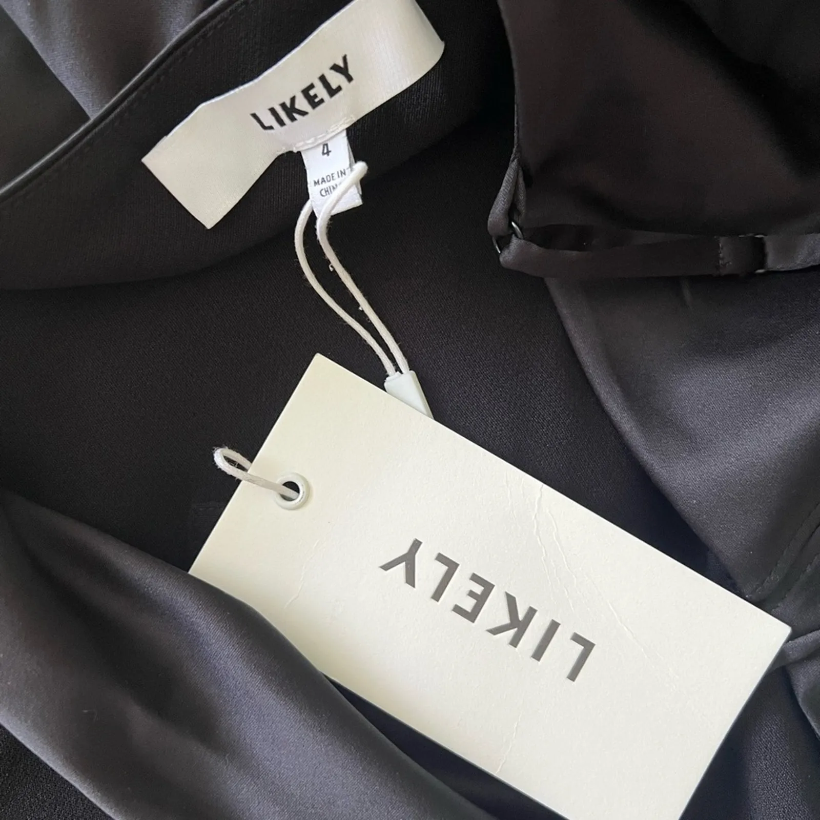 Likely Tie-Waist Jumpsuit NWT new in Black Size 4 the Lulu Glam Pantsuit - Image 6