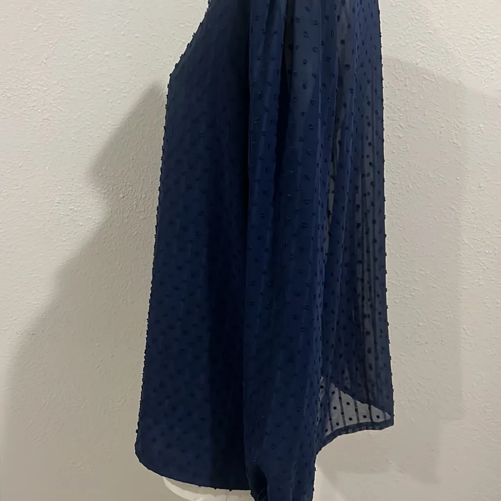 Grace Karin blue long sleeve blouse - Image 5