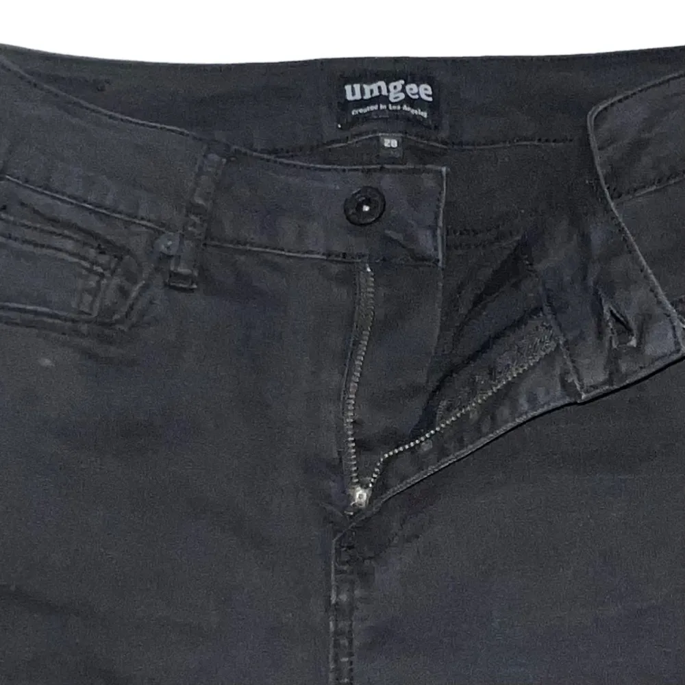 Umgee Lightweight Denim Jeans Lace up Hem - Image 11