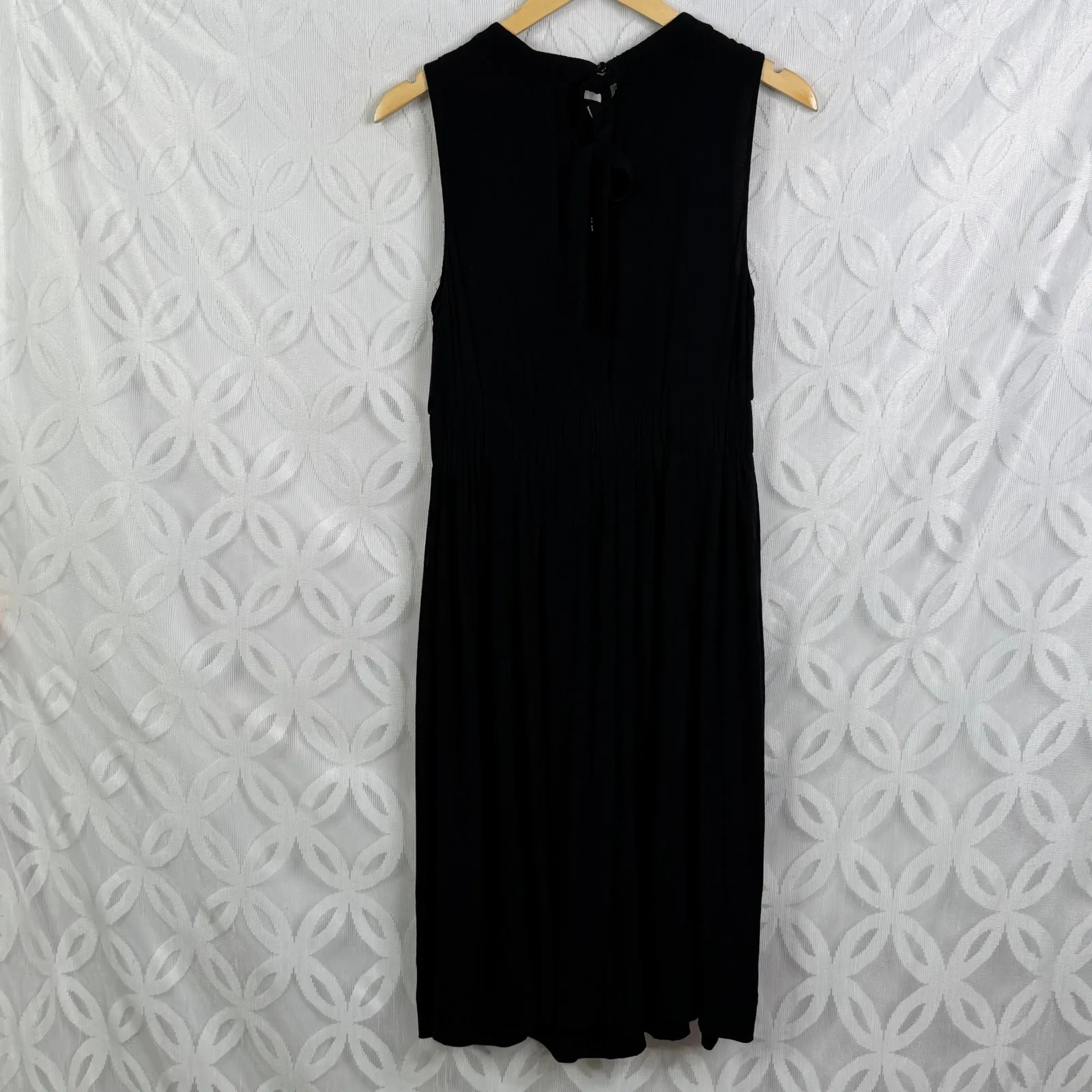 Kate Spade‎ Rio Crepe Tie Little Black Sleeveless Dress Size 8 - Image 6