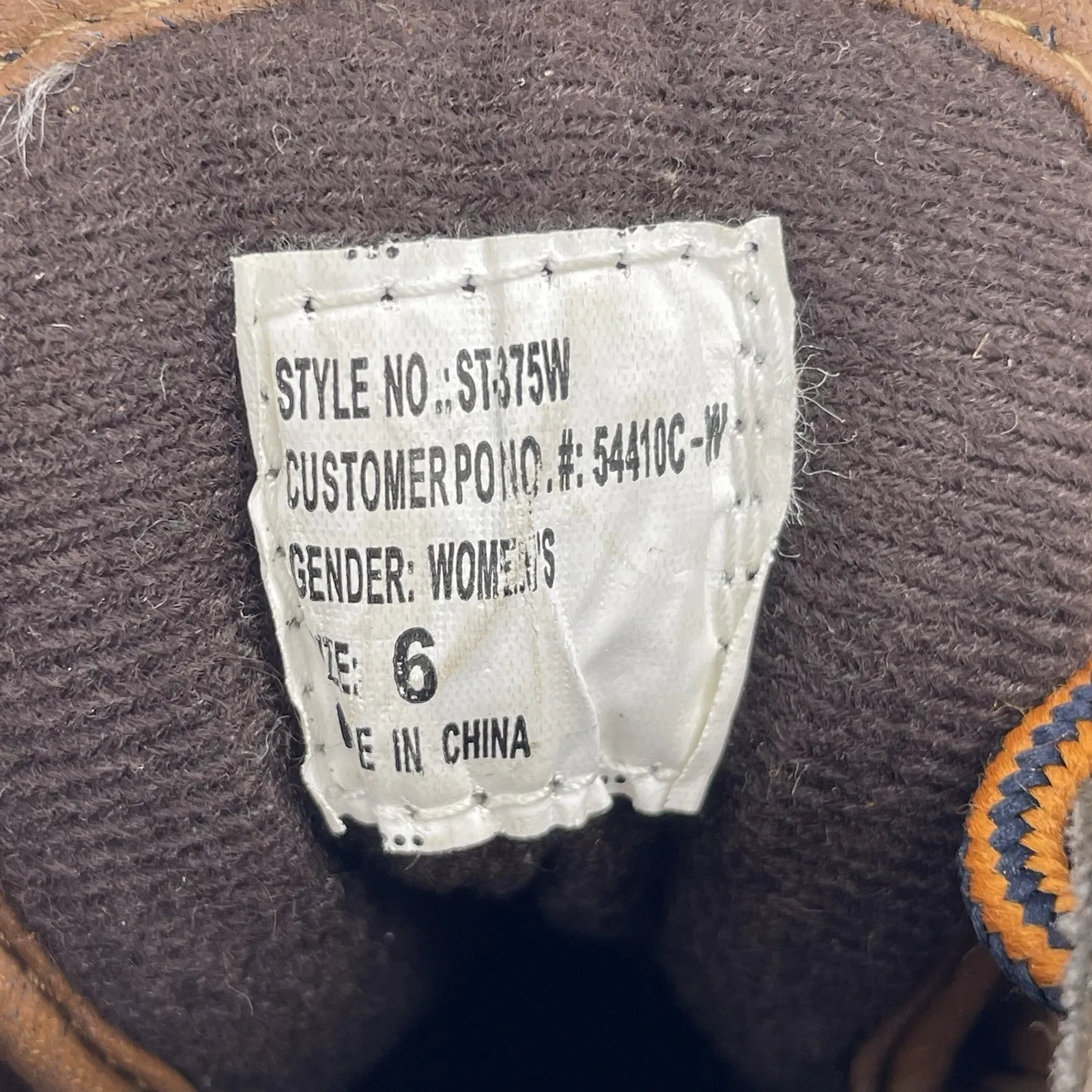 Polar Edge Womens 6 Duck Boots Laced Navy Tan Upper Thermolite Insulation Steel Blue - Image 16