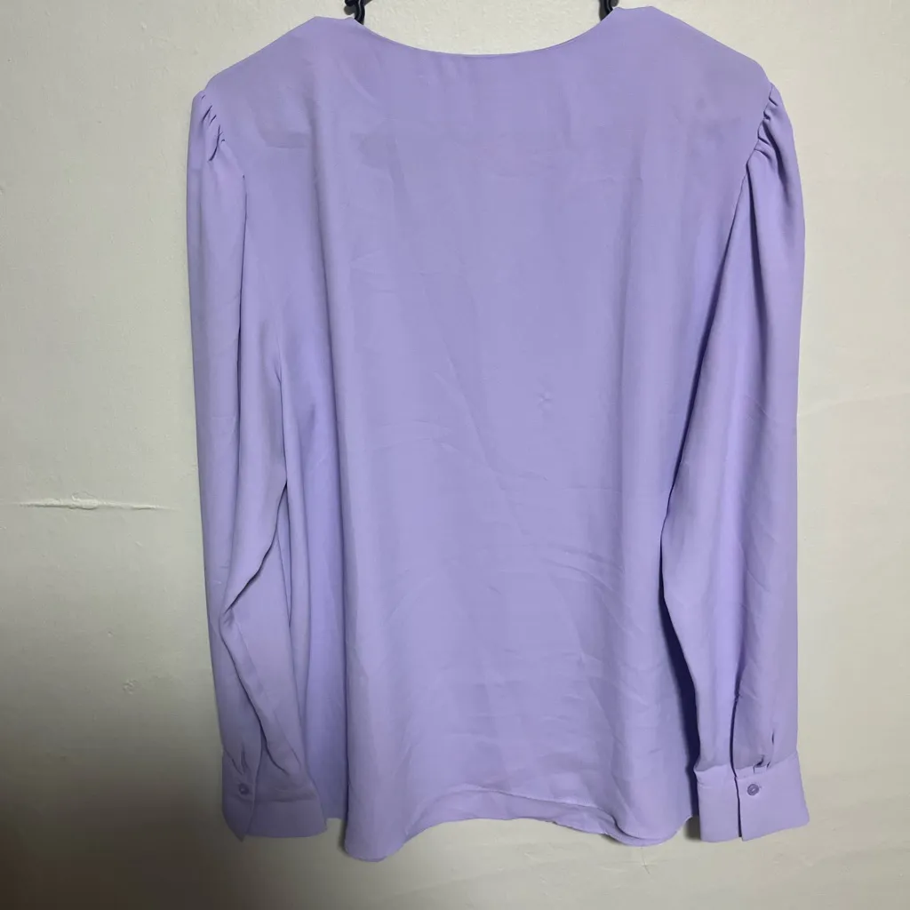 Ann Taylor Lilac Blouse - Image 6
