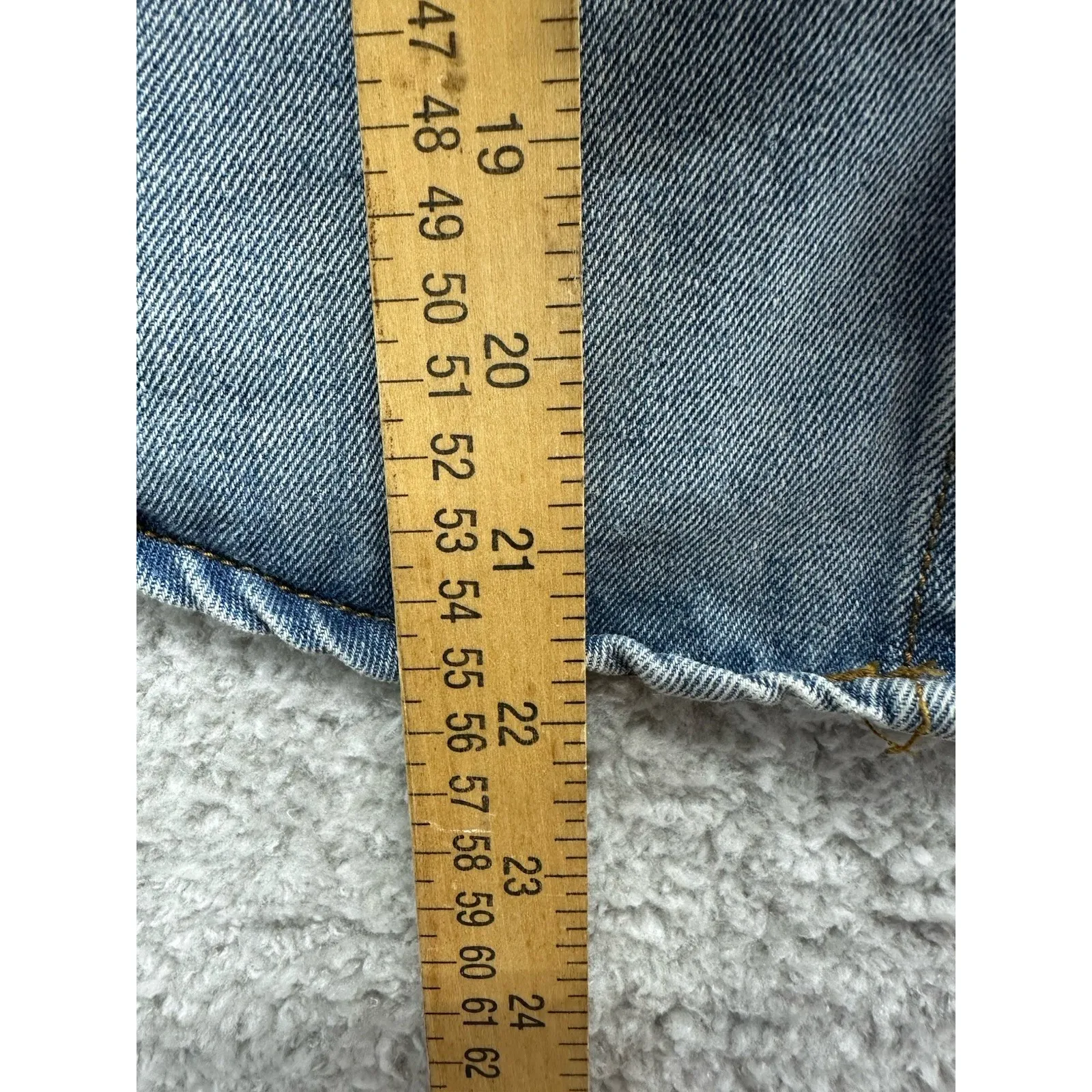 Stoosh Womens L Vintage Denim Cropped‎ Jacket USA Western Country Cowgirl Rodeo - Image 7