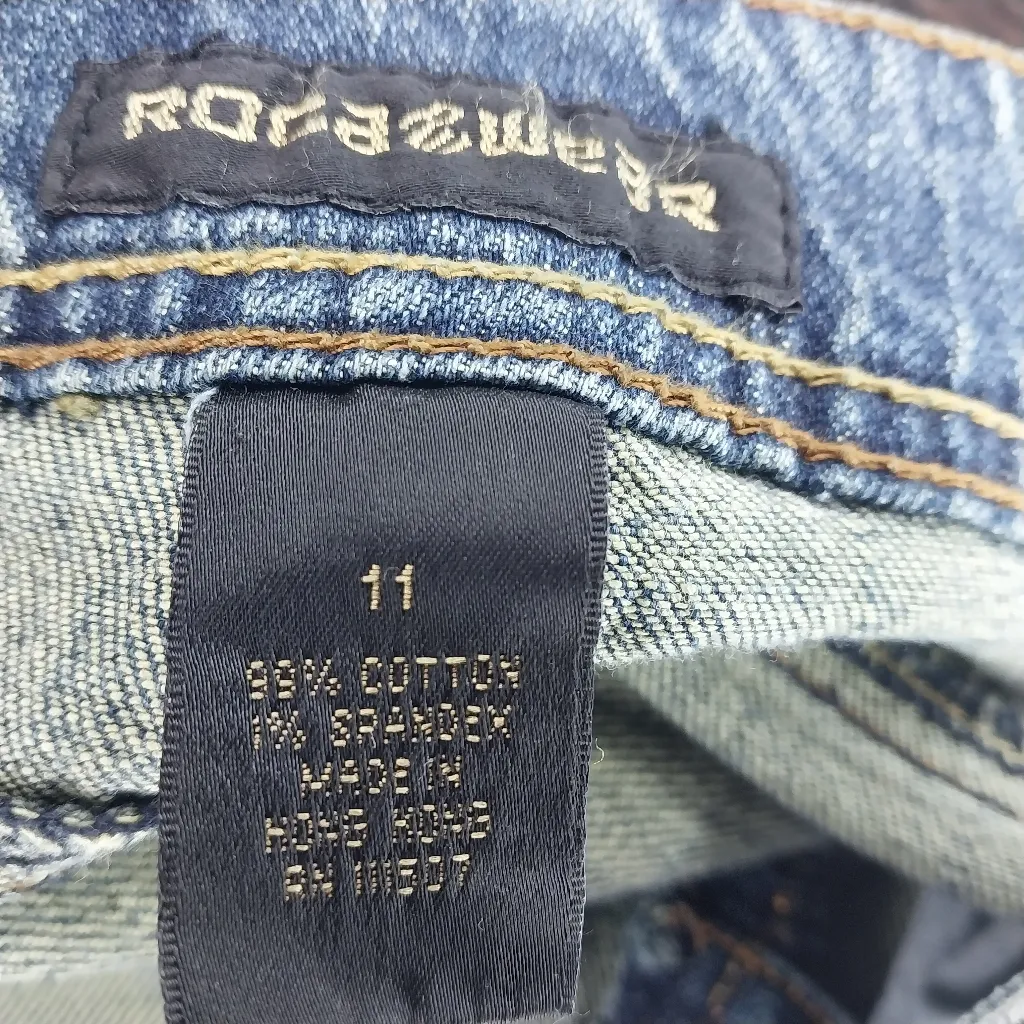 Rocawear Y2K 90's Denim Capri Size 11 - Image 14
