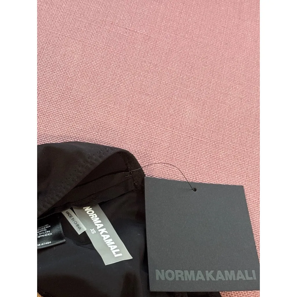 Norma Kamali Snake Mesh Mio One Piece Swimsuit in Black & Nude X-Small New Women - Image 7