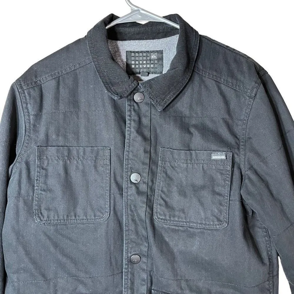 Quicksilver Mens Black Jacket Size Medium - Image 2