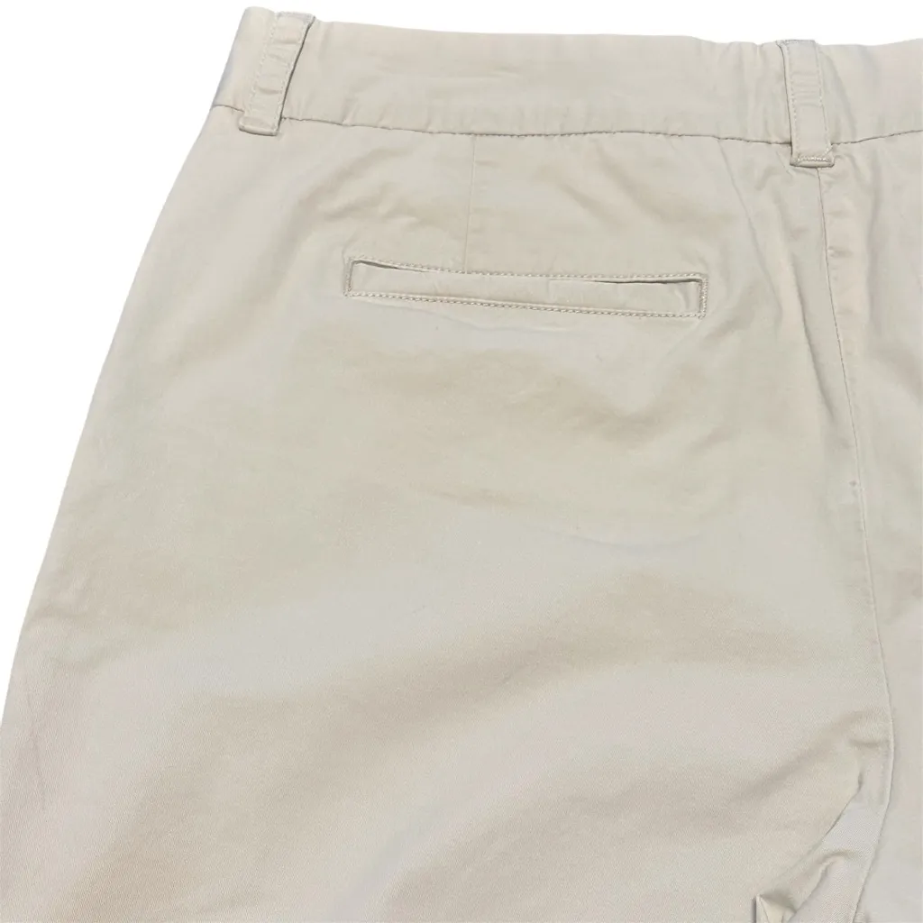 Vineyard Vines Preppy Bermuda Light Khaki Cotton Blend Shorts Womens Size 10 - Image 6