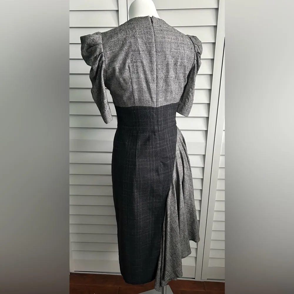 | gray ruffle Uma dress - Image 8