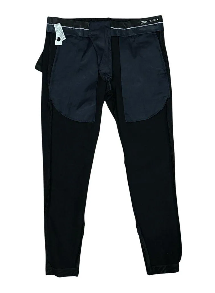 NEW Zara Womens Black Zebra Animal Print Slim-Fit Trousers Size 31 Dress Pants - Image 11