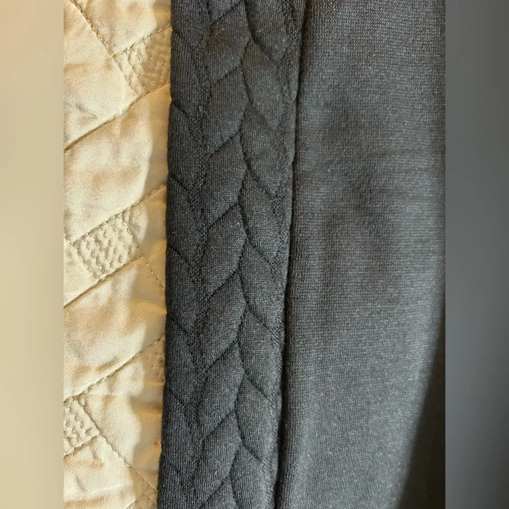 NEW Steve Madden Black Braided Detail Joggers Small 30” inseam $48 - Image 3