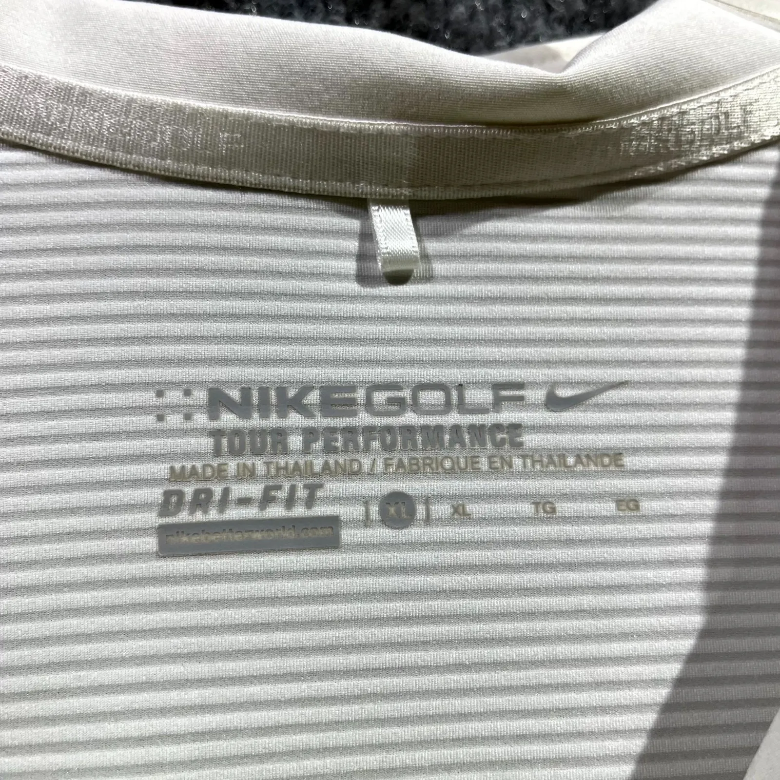 Nike Dri-Fit Golf Tour Performance Shirt Women XL White 1/4 Zip Georgia Bulldogs - Image 4