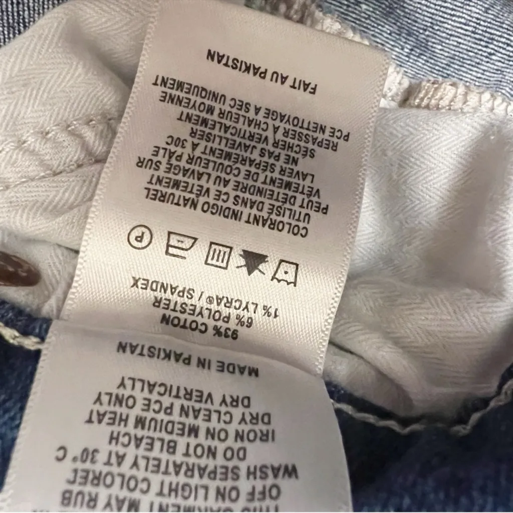 DL1961 Halle Straight High Rise Instasculpt Jeans Size 32 Medium Blue Wash - Image 11