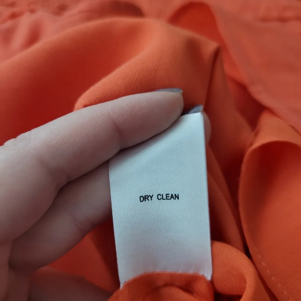 Daniel Rainn Aera Ruffle Detail Top Coral NWT - Image 11