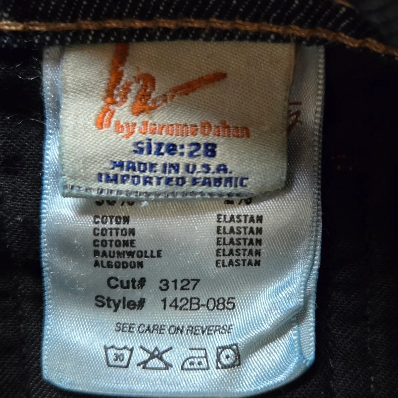 COH Citizens of Humanity Ava Low Rise Straight Leg Jeans Dark Wash Size 28 - Image 5