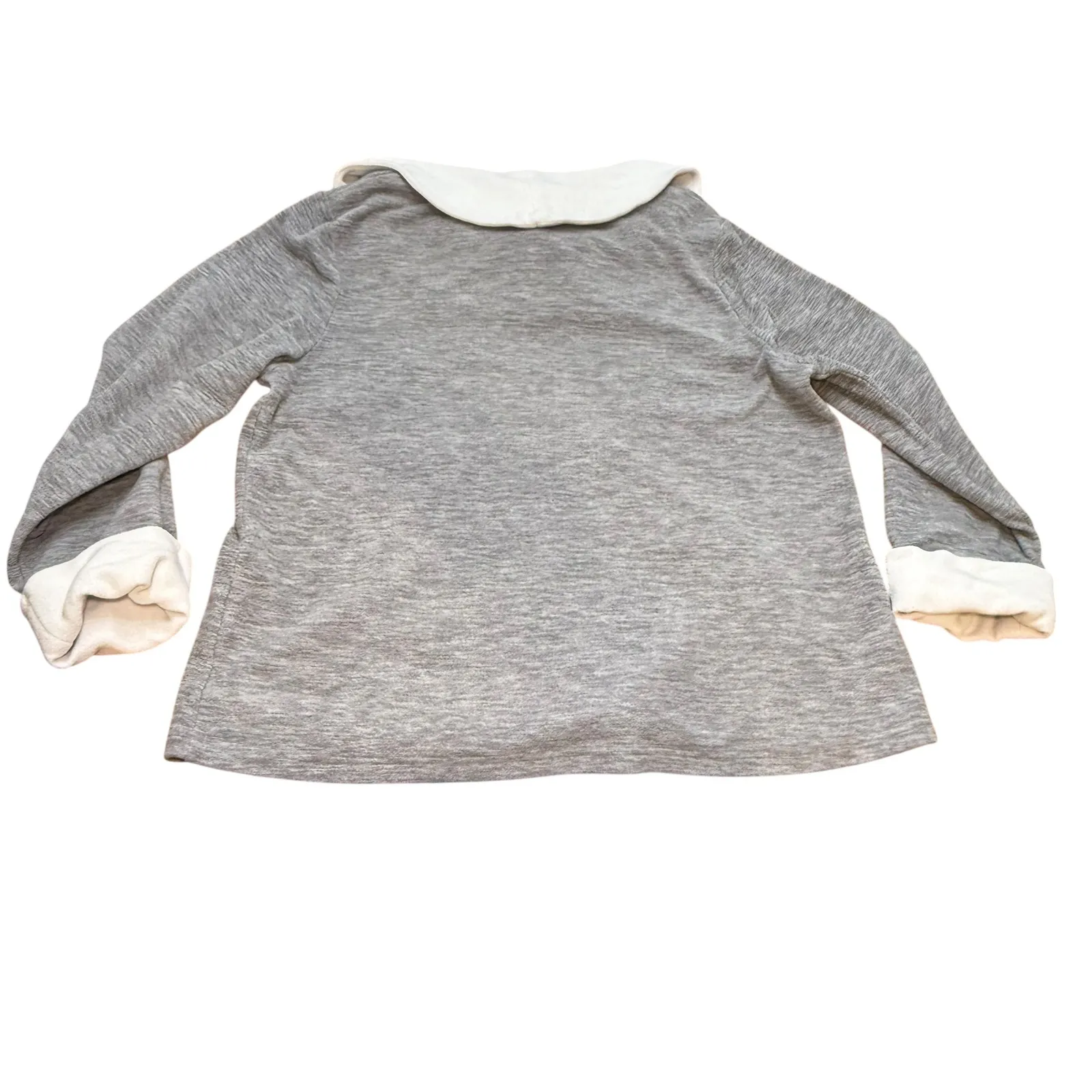 Pajamagram Womens Lounge Set Cowl Neck Long Sleeve Gray‎ Cozy Sleepwear Gray Size L - Image 6