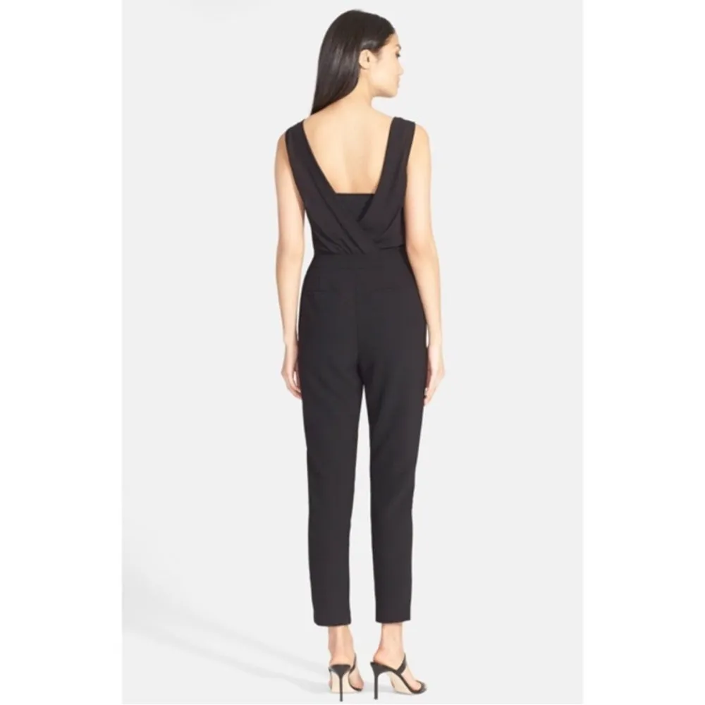 Ted Baker Saunton Black Lace Trim Tapered Jumpsuit Size 2 Sleeveless One - Image 12