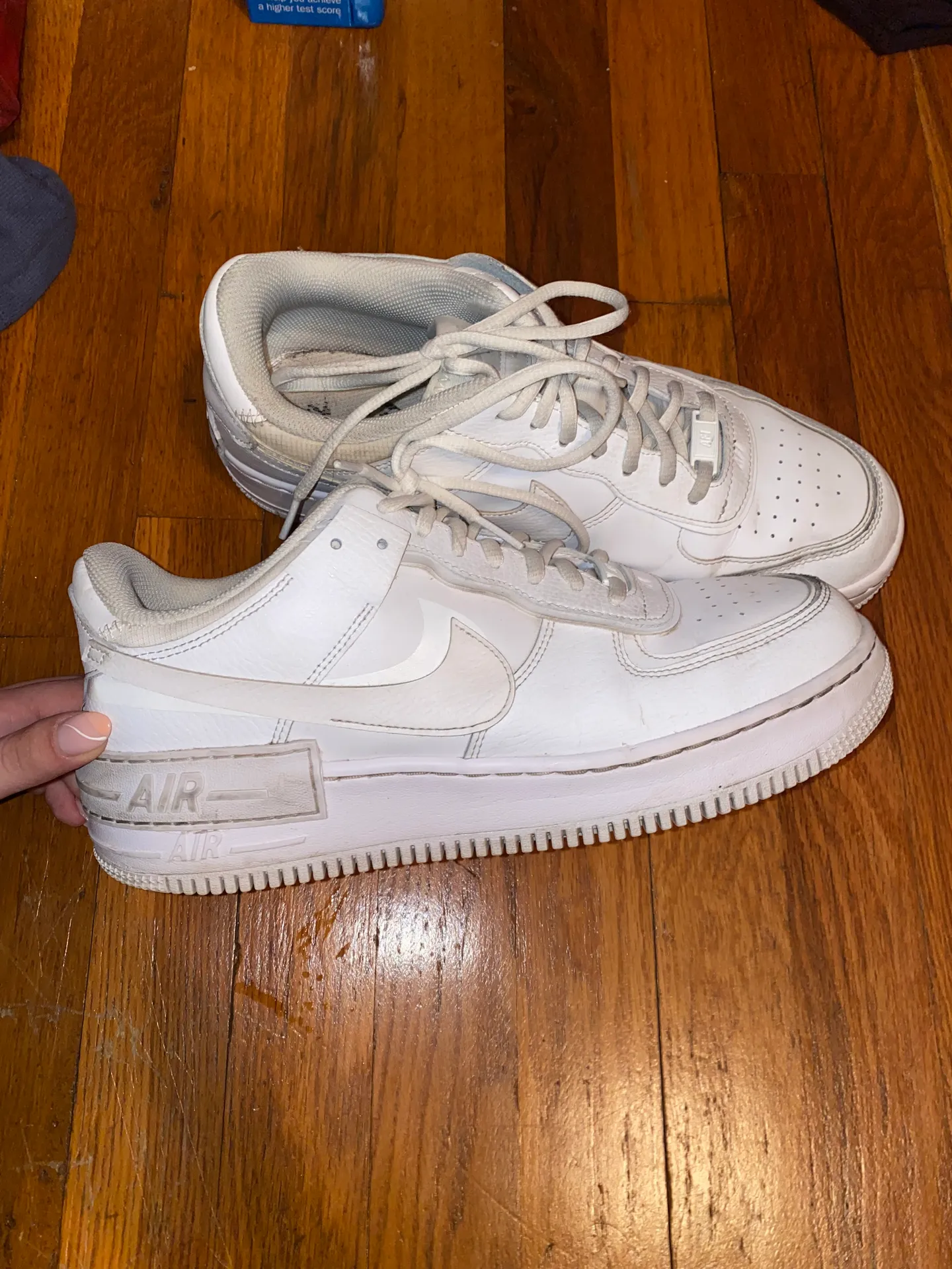 Nike White Air Force 1 Shadow - Image 3