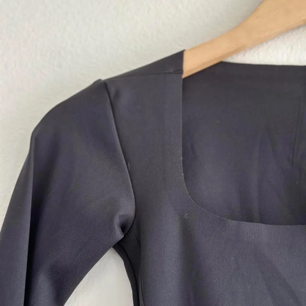 Skims Body Long Slip Dress in Onyx, Size X-Small - Image 3