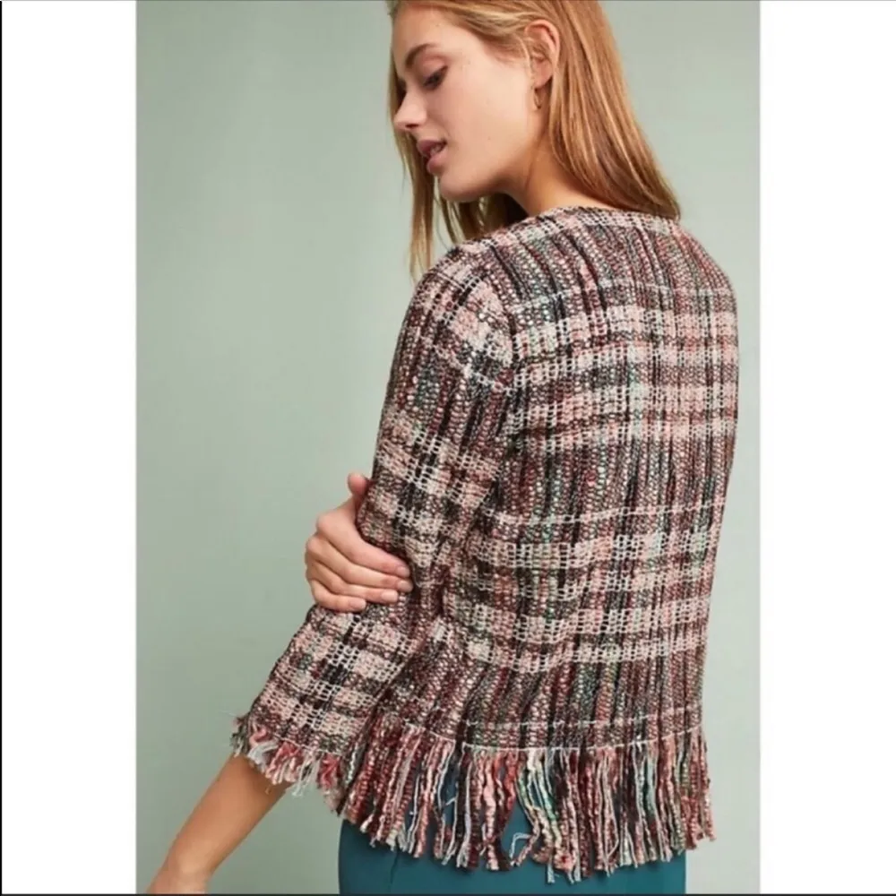 NWT Anthropologie Ett:Twa Academy Fringe Jacket - Image 2
