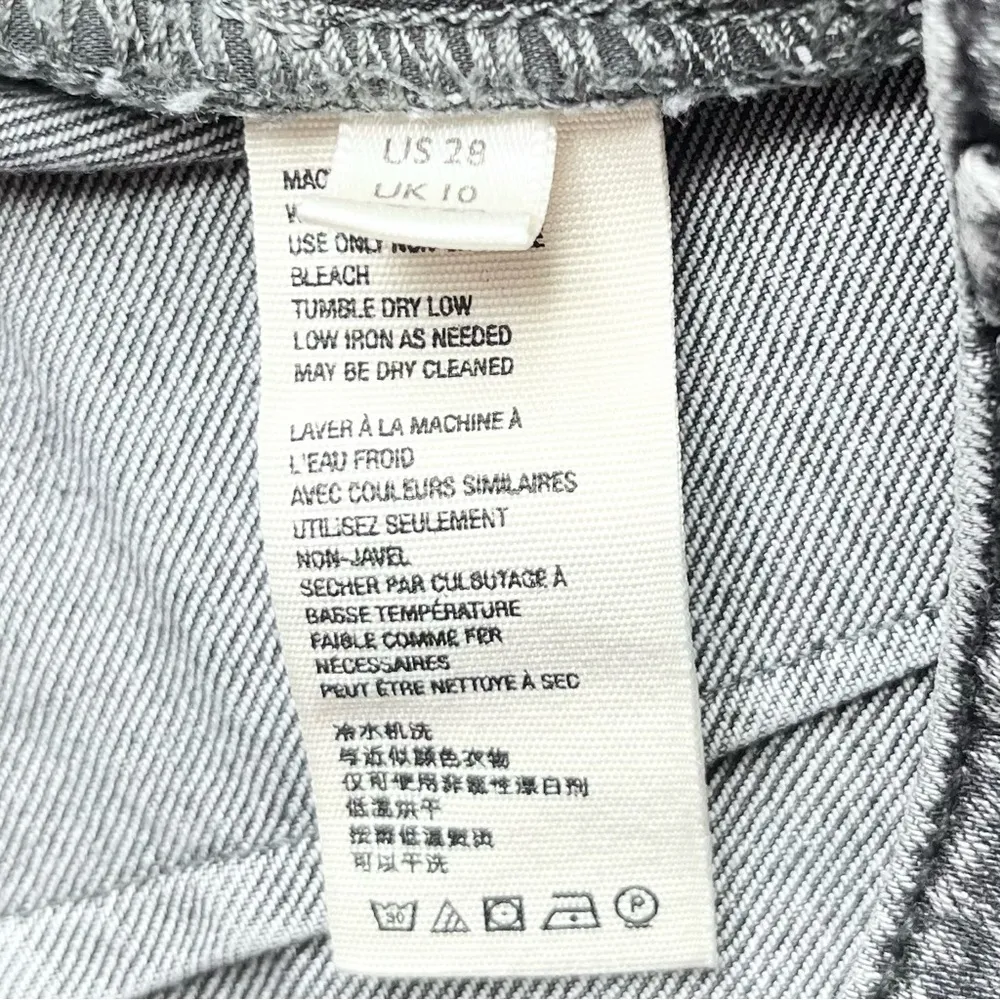 // WE THE FREE High Rise CVRY Cropped Straight Leg Black Jeans 28 - Image 8