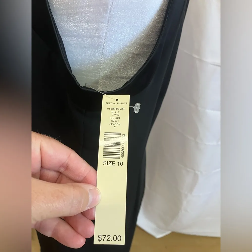 Amanda Smith Black Halter Sheath Mini Dress - Image 3