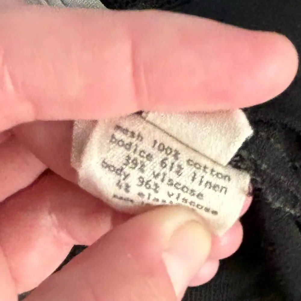 l’agence black cream mesh panel tank top - Image 5