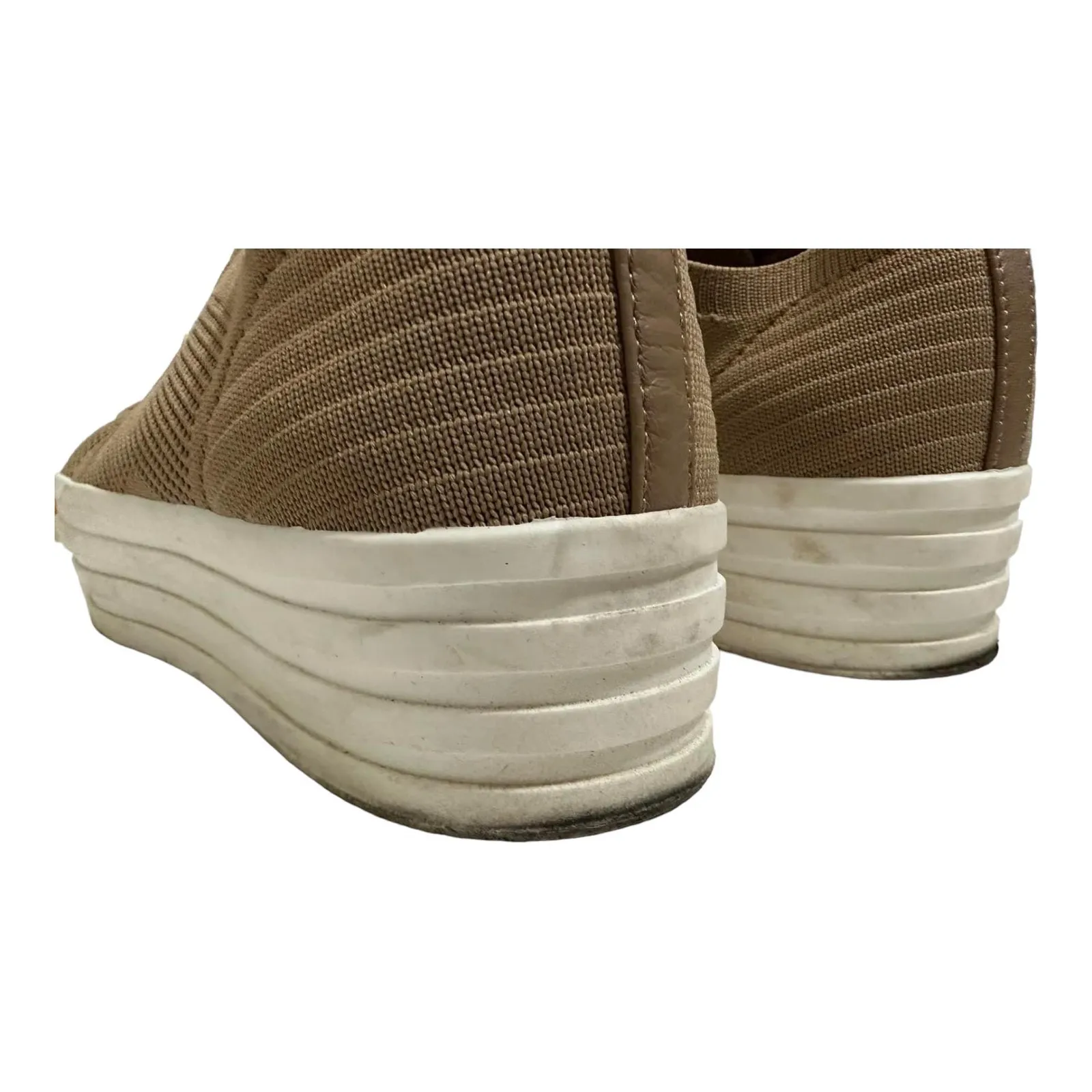 Gianni Bini Marnah‎ Womens Lace-Up Brown Platform Sneakers Size 7.5M - Image 6