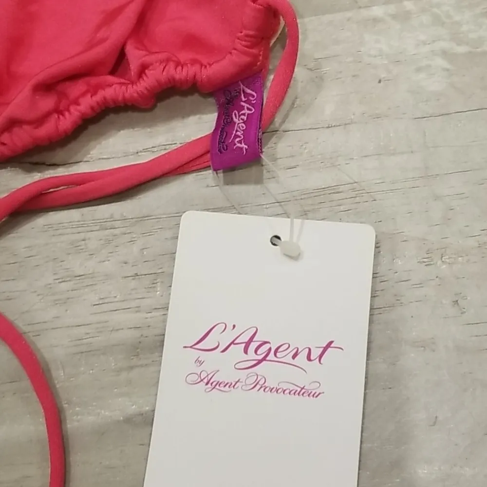 💕L'AGENT by AGENT PROVOCATEUR💕 Robbie Bikini TOP Pink Size M - Image 9