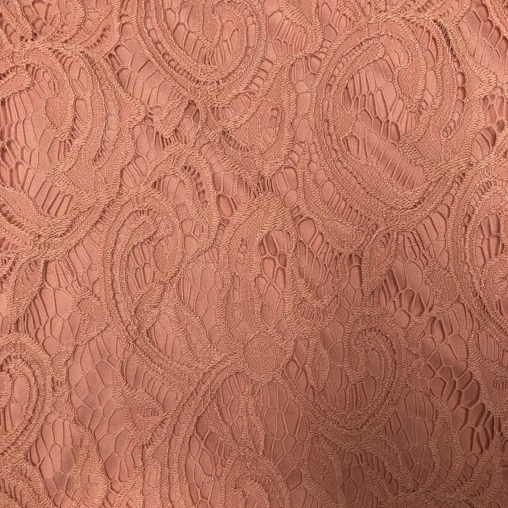 Warm Blush Lace Pencil Skirt - Size Large - Image 6
