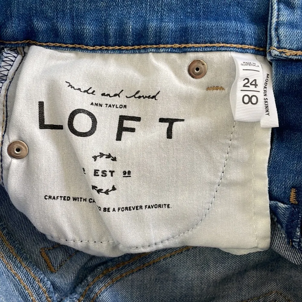 Ann Taylor  Made And Loved Jean Modern Skinny Size 24/00 - Image 6