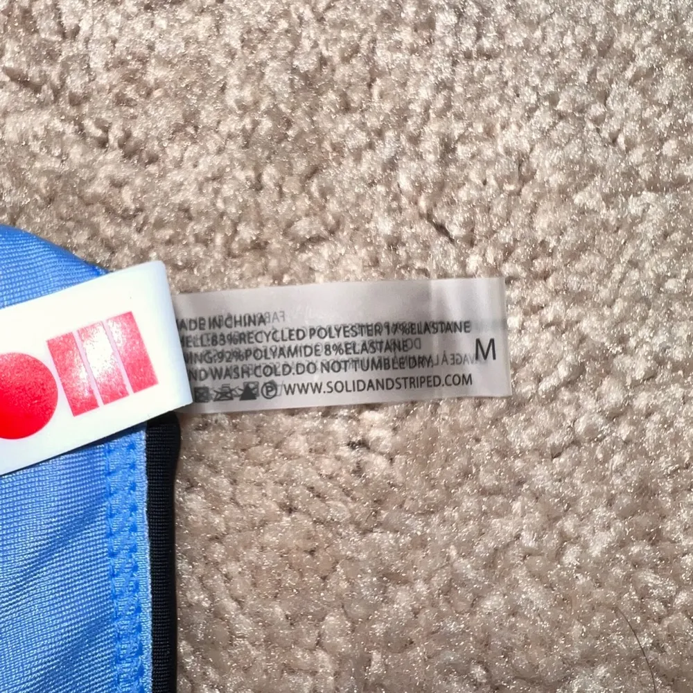 NWT Bandier x Solid & Striped The Candace Bikini Bottom in Black Size Medium - Image 3