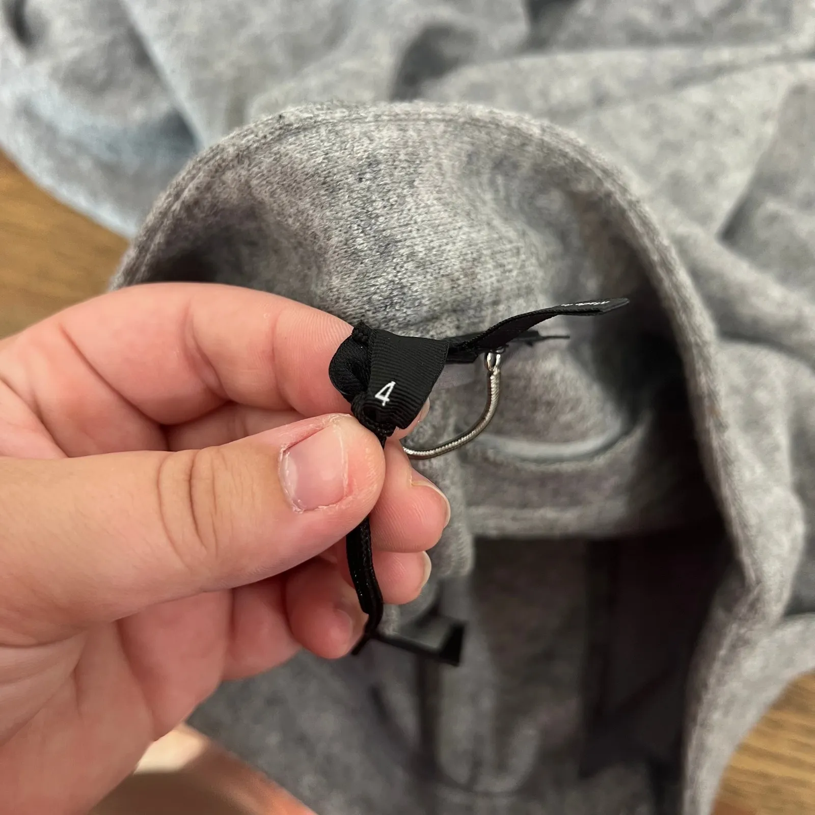 PAIGE Womens‎ Kara Pants 4 NWT $279 Wide Leg Trouser Knit Heather Gray Pleat - Image 6