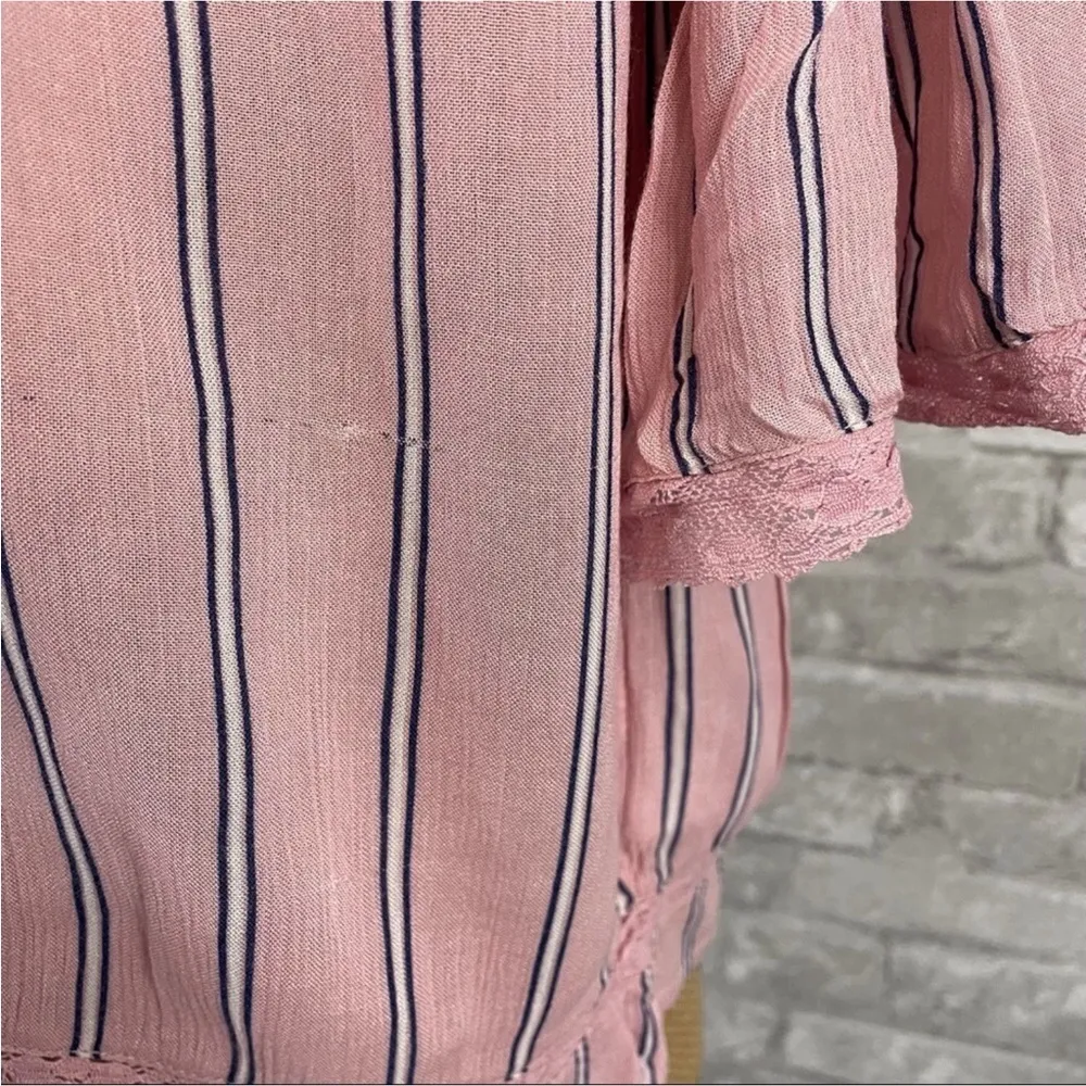 American Eagle Striped Crop Top - Image 4