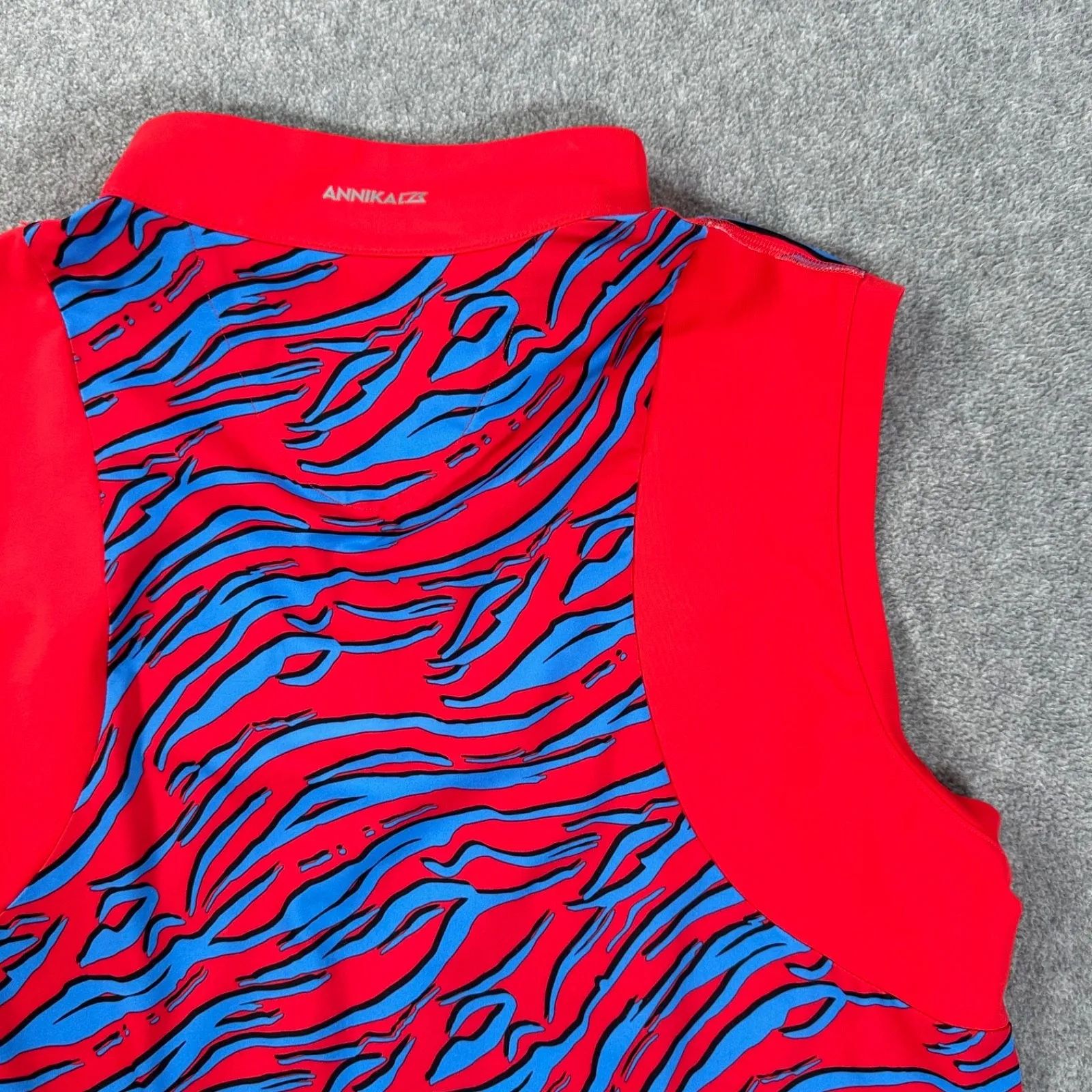 Annika Cutter & Buck Sleeveless Golf Shirt Size Medium Cherokee Ridge UPF 50+ - Image 9