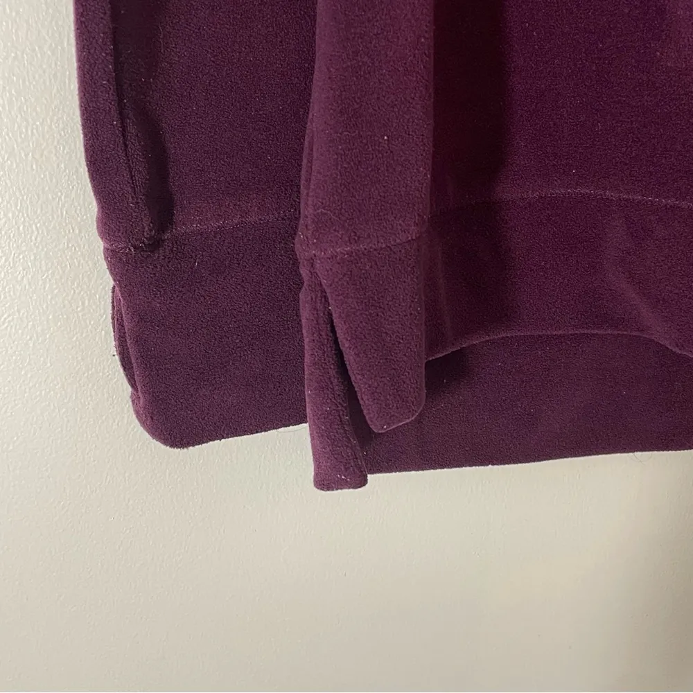 Calvin Klein Performance Purple Fleece Cowl w Drawstring Neck Sweater Size S - Image 6