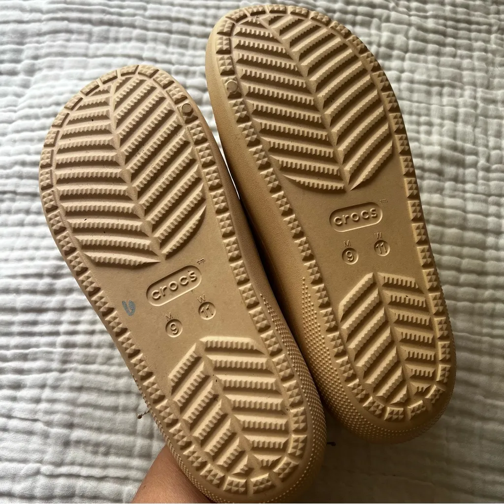 CROCS Classic Sandal bone color Women’s‎ SIZE 11 new - Image 8