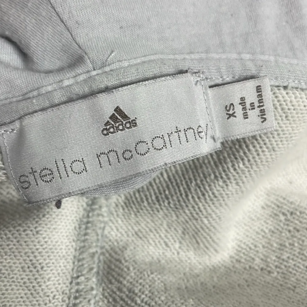 Adidas by Stella McCartney gray zipper front sweatshirt jacket with hood size XS - Image 6