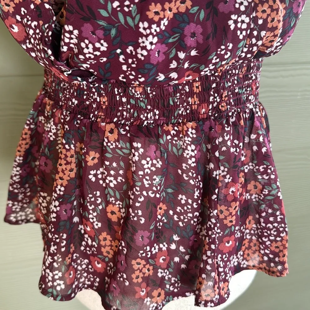 SO Goods For Life Smocked Waist Blouse - Image 6