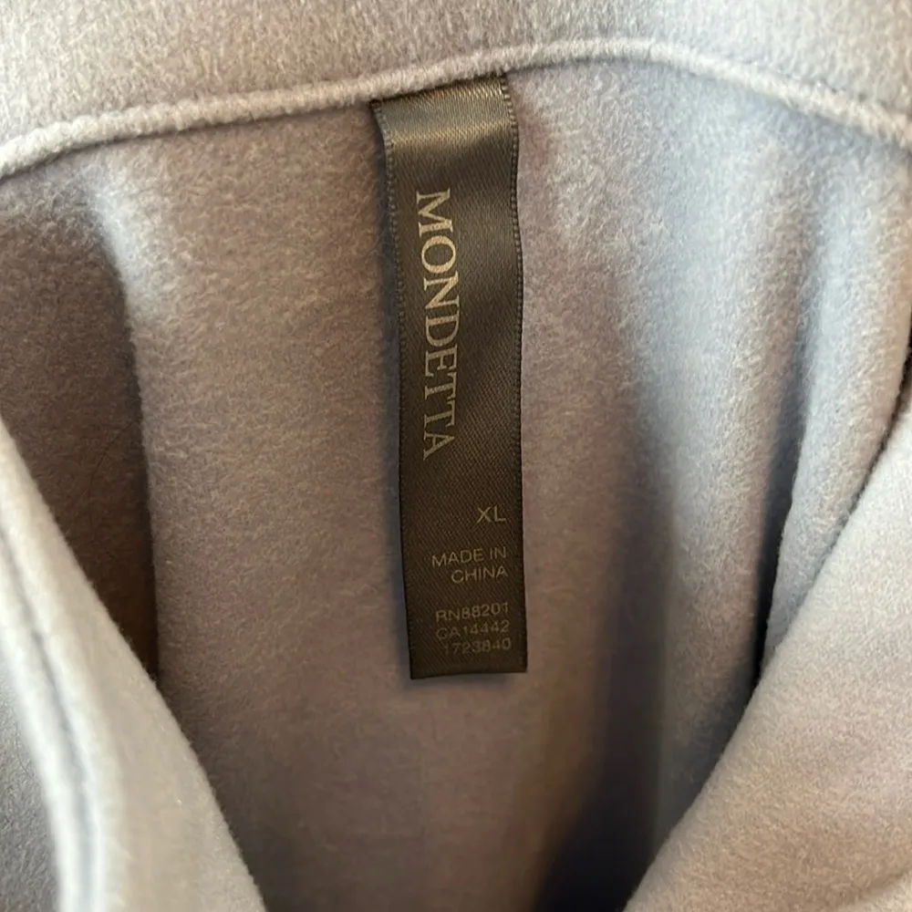 Mondetta Periwinkle Fleece Snap Button Down Shacket - Size XL - Image 2