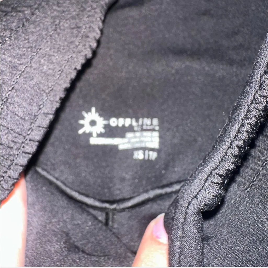 Aerie Black Leggings Sleek and Versatile - Image 3