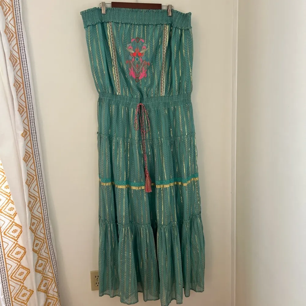 Venus Strapless Dress with Tassel Tie Size 3X - Image 2